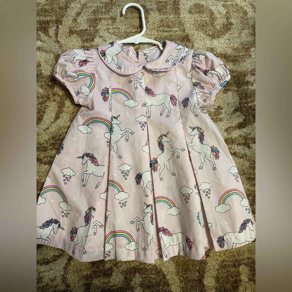 James & Lottie Unicorn Dress 2T